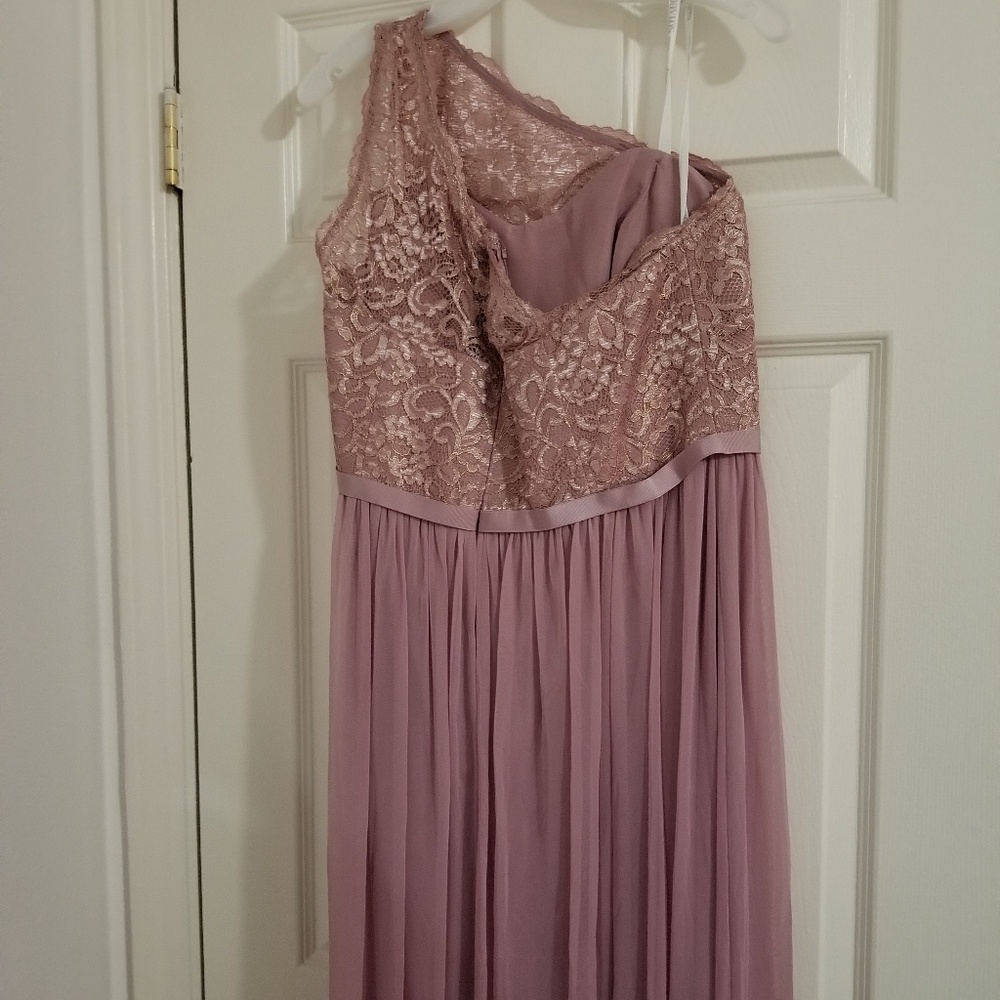 Venetian style rose gold dress
